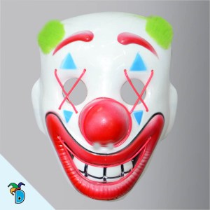 Mascara Payaso Led